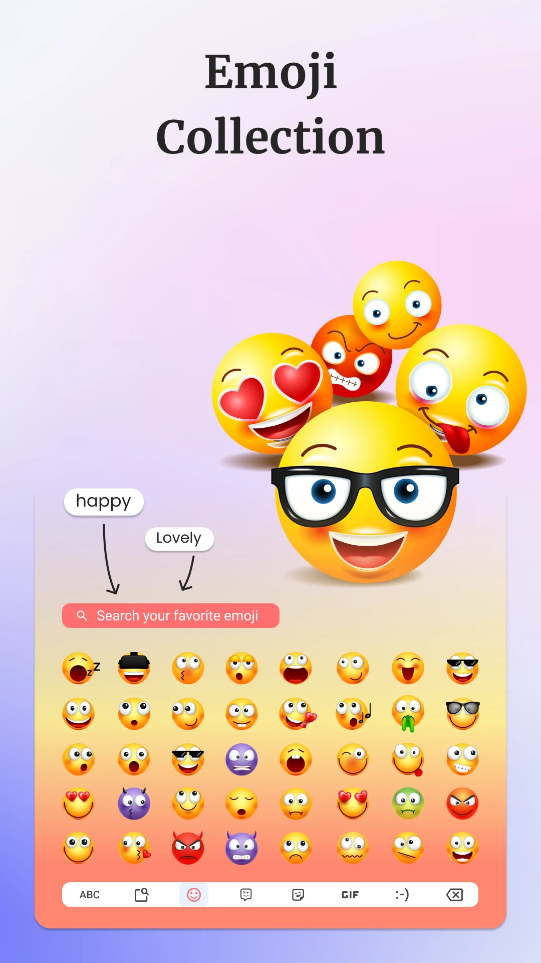 Font Keyboard: Cute font style screenshot